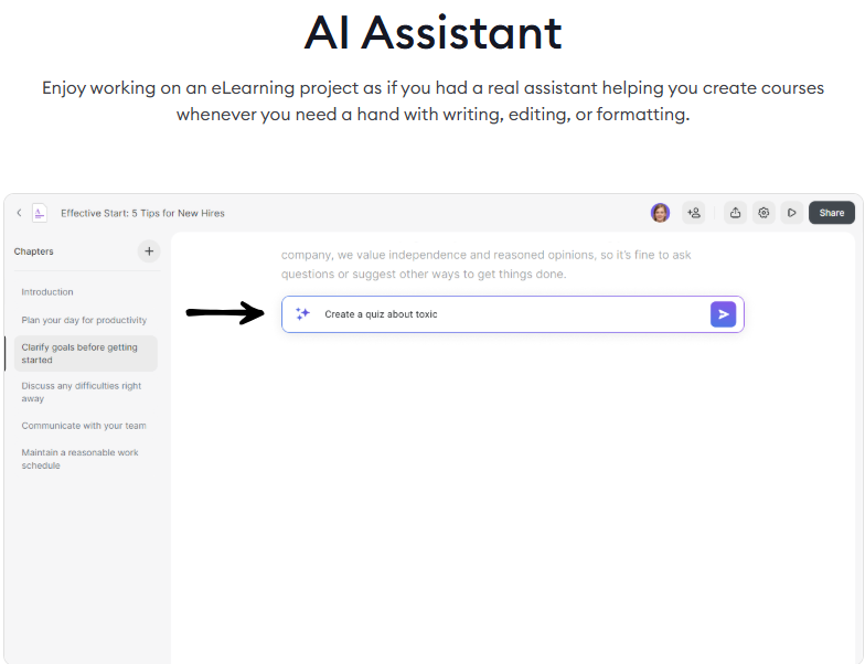 How to Use iSpring Solutions for Beginners (2026) 11 iSpring AI Assistant