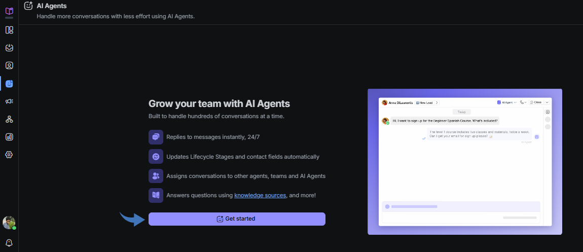 Respond io Custom Ai agents Image