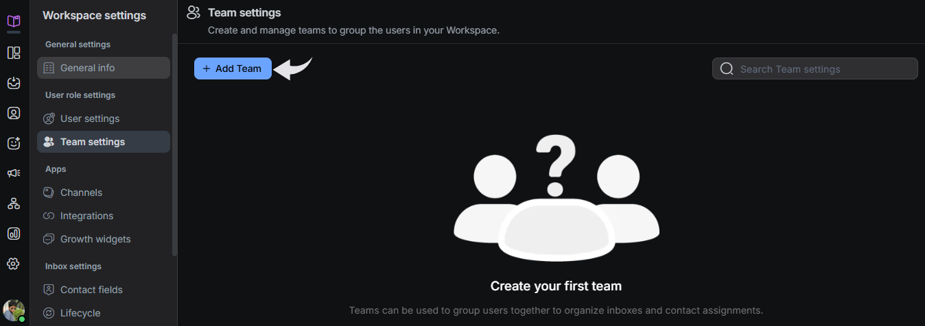 Respond io Teams Manager Image