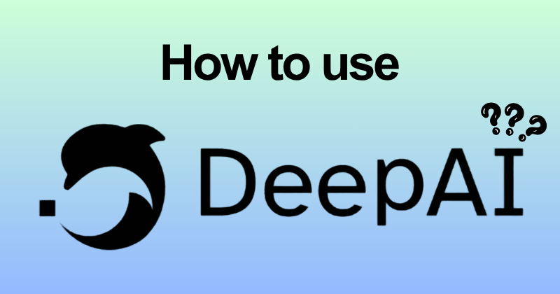 How to use DeepAI