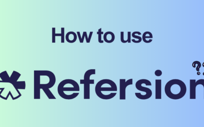 How to Use Refersion: The Complete 2026 Walkthrough
