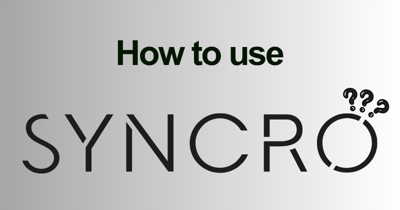 How to use SyncroMSP