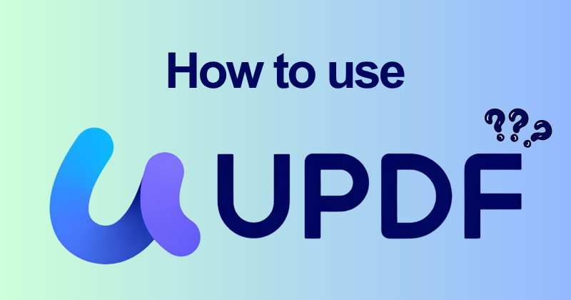 How to use UPDF