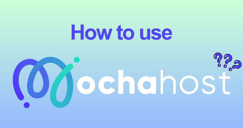 How to Use MochaHost for Beginners (2026) 2 How to use Mochahost