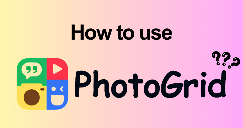 How to use Photogrid