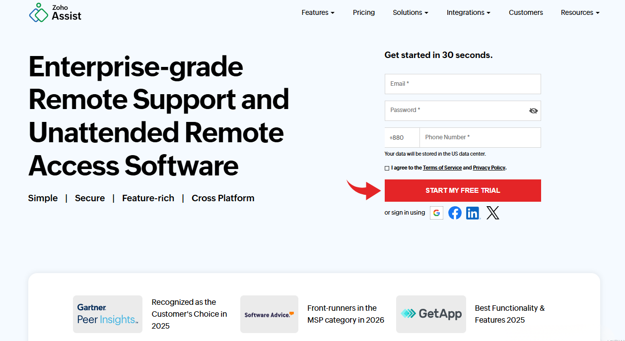 8 Best Remote Access Software for Business in 2026 11 Zoho assist Introduction Image