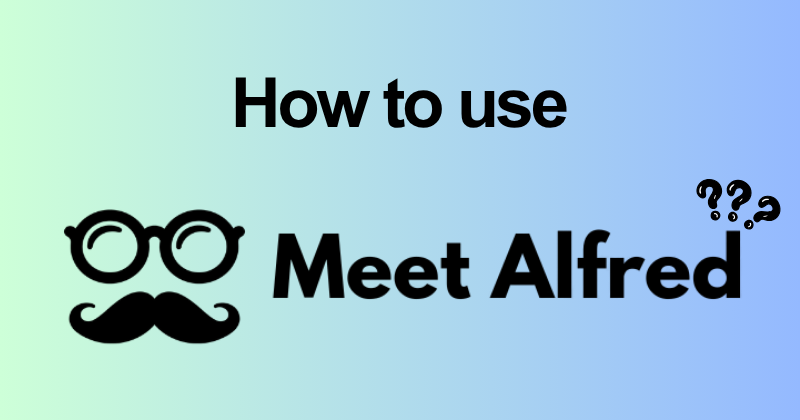 How to use MeetAlfred