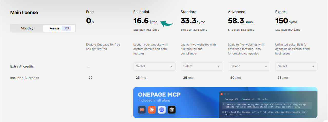 Is Onepage Worth $16.6/Month in 2026? My Take 11 Onepage main license pricing