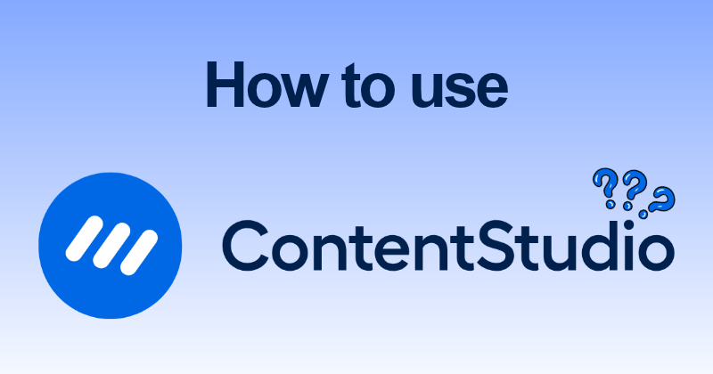 How to Use Content Studio Like a Pro (2026 Guide) 26 Come utilizzare Content Studio