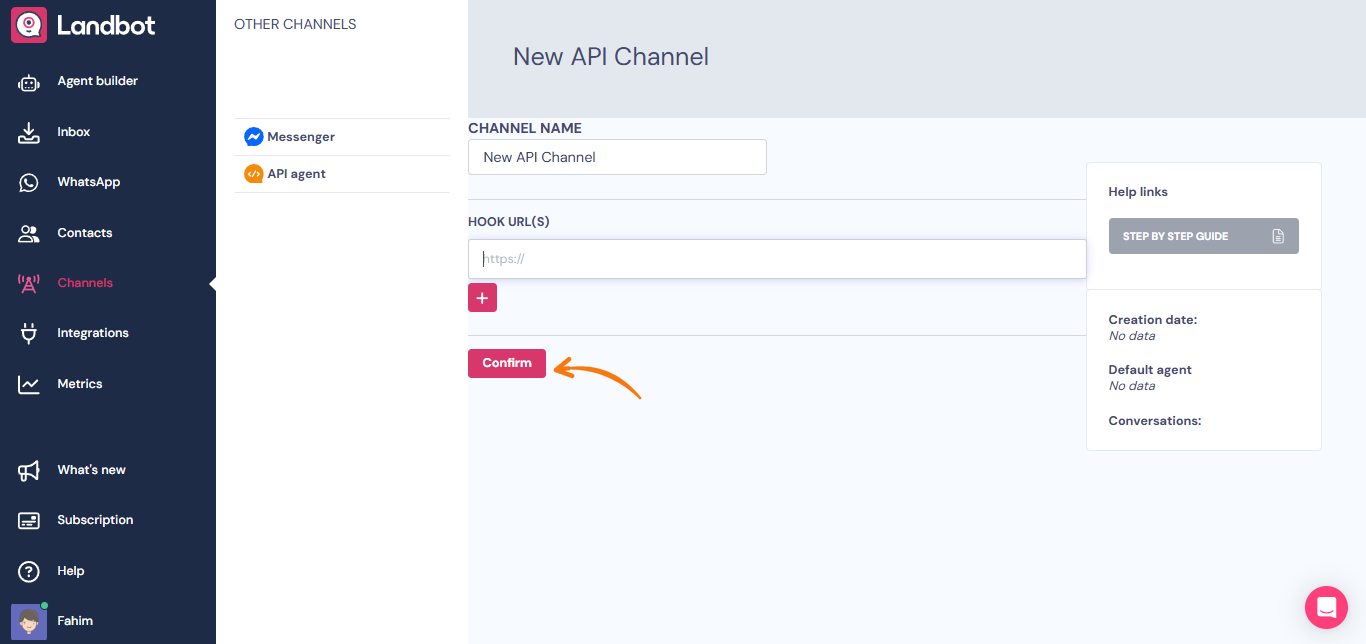 Landbot Review for Small Businesses in 2026: Worth It? 11 Landbot API Channel Creator