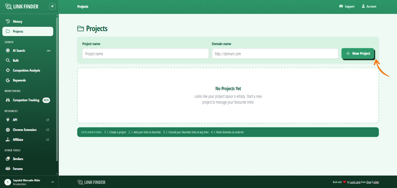 Link Finder Personal Experience