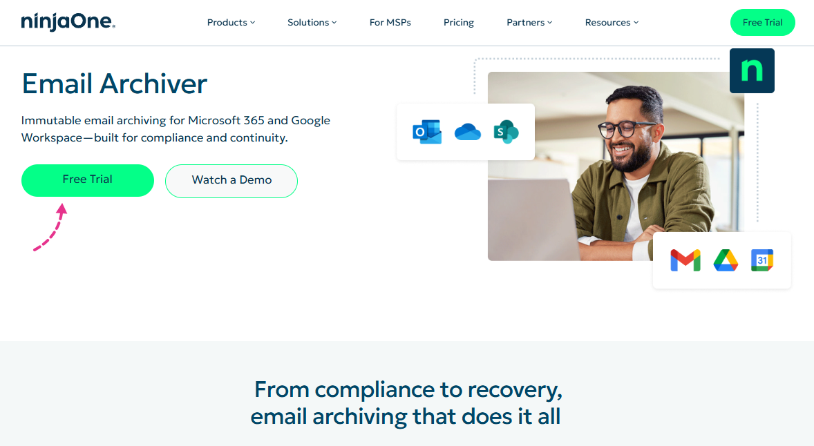 NinjaOne Review for MSPs in 2026: Worth It or Overhyped? 8 Ninjaone Email Archiver