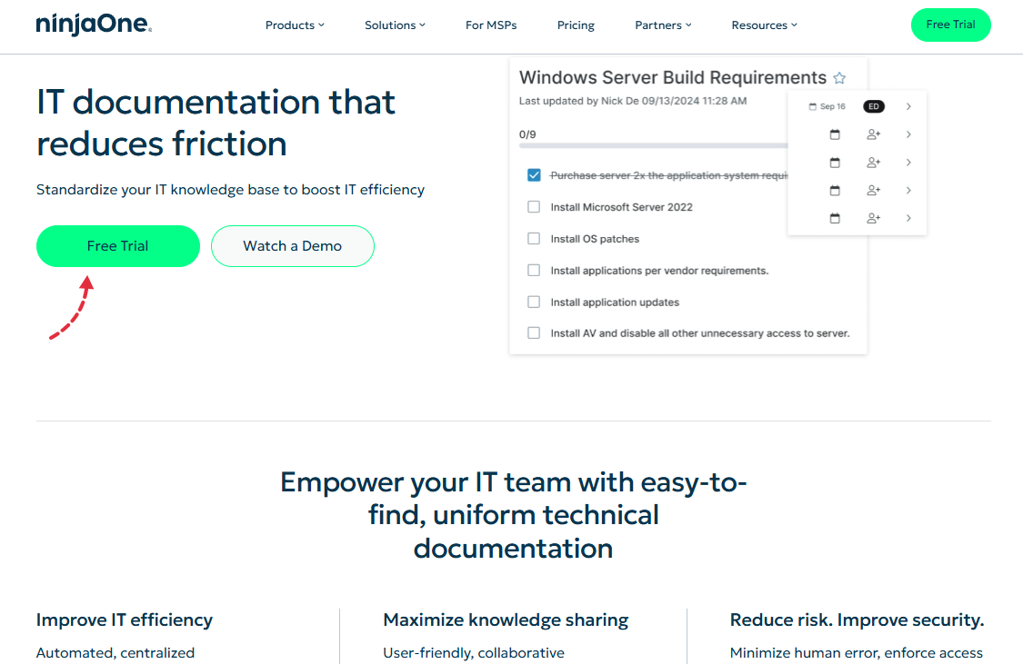 NinjaOne Review for MSPs in 2026: Worth It or Overhyped? 13 Ninjaone IT documentation Tool