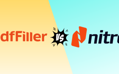 PdfFiller vs Nitro PDF 2026: Small Business Pick