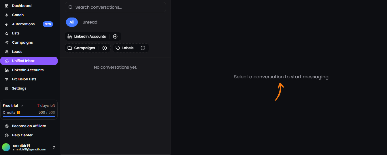 ReactIn Inbox Manager