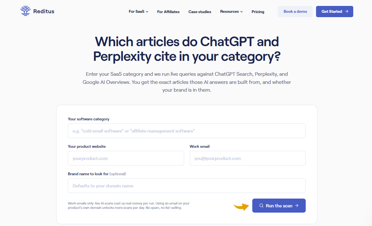 Reditus Ai Citation Finder