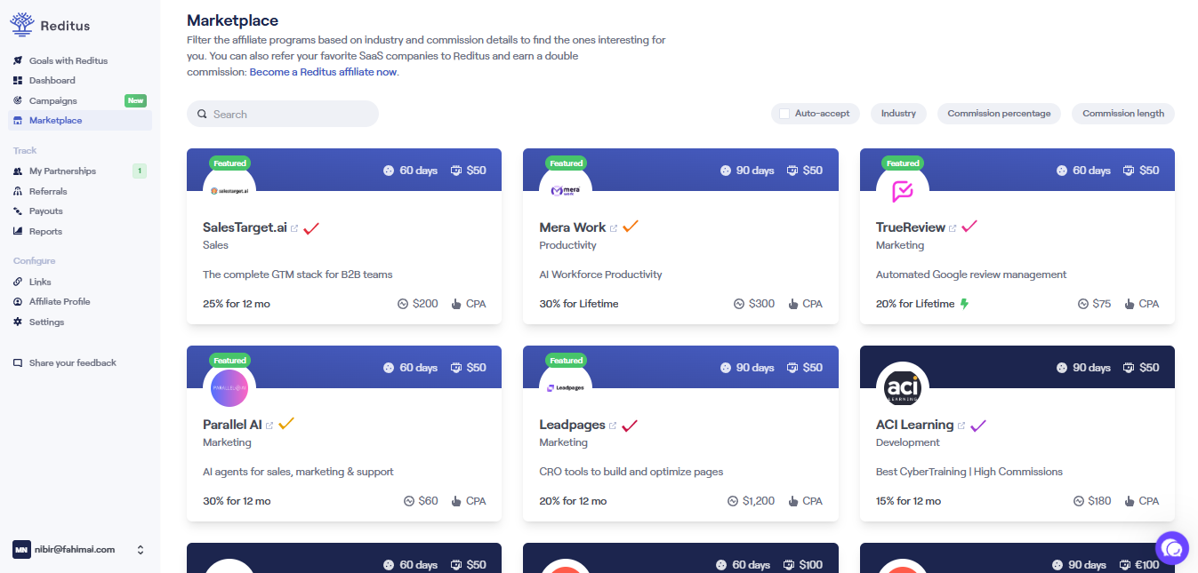 Reditus Marketplace