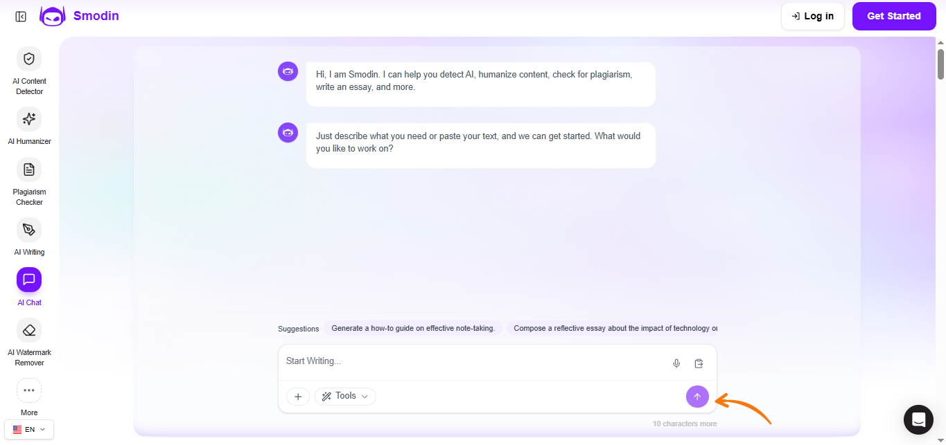 Smodin AI Chatbot