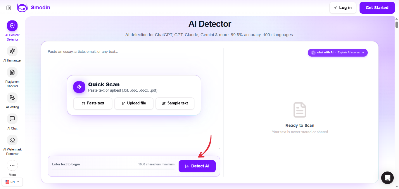 Smodin AI Detector