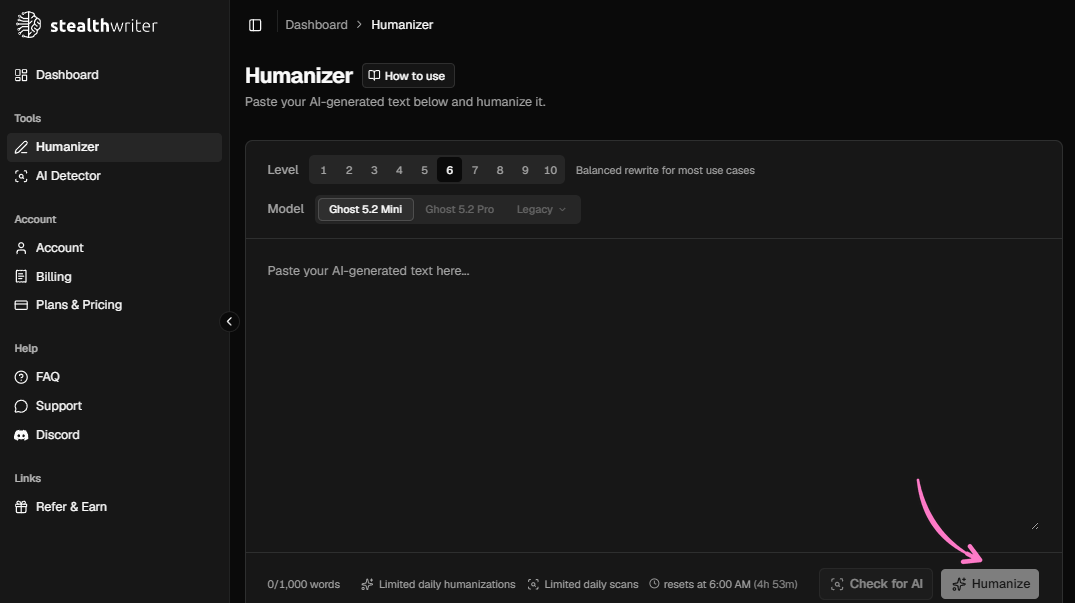 StealthWriter Review 2026: Overhyped or Worth It? 6 Stealthwriter AI Humanizer