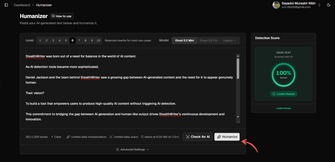 StealthWriter Review 2026: Overhyped or Worth It? 11 Stealthwriter Personal Experience