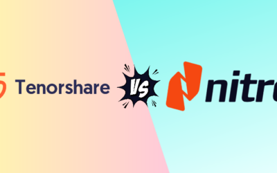 Tenorshare vs Nitro PDF 2026 — Best Pick for Beginners